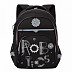 Рюкзак школьный GRIZZLY RB-157-1	 /1 grey/black