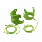 Набор запчастей (кафы и шнурки) Powerslide Cuff FSK 900731 green