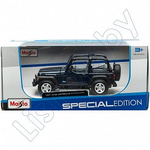 Машинка Maisto 1:27 Jeep Wrangler Rubicon (31245) blue