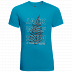 Футболка мужская Jack Wolfskin Island Hill T M blue reef