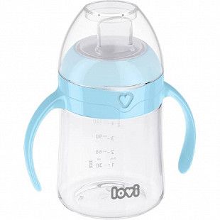 Поильник-непроливайка Lovi First Cup 150 мл 6м+ с мягким носиком (35/358) blue
