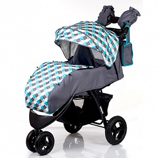 Коляска BabyHit Voyage Air grey/blue