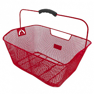 Велокорзина на багажник M-Wave 41х31х16 см 5-431613 red