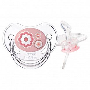 Пустышка Canpol babies Newborn Baby Силиконовая Ортодонтическая 6-18 мес. (22/566_pin) pink