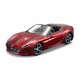 Коллекционная машина Bburago 1:64 Ferrari California T (Open Top) (18-56000) red