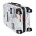 Чемодан средний Polar 24" 2-ой РА021 white