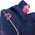Рюкзак школьный GRIZZLY RG-165-1 /3 blue/fuchsia