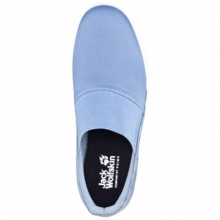 Тапочки женские Jack Wolfskin Auckland Slipper Low W light blue / white