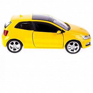 Машинка Bburago 1:32 Volkswagen Polo GTI Mark 5 (18-43034) yellow