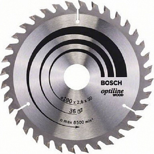 Диск пильный Bosch 180х3 см 36 зубьев 2608640609