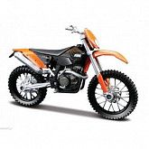 Масштабная модель мотоцикла Maisto 1:18 KTM 450 EXC (39300 20-09267) Black/Orange НОВОЕ ПОСТУПЛЕНИЕ