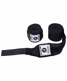 Бинт боксерский Rusco 4,5 м black