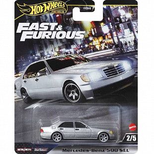 Машинка Hot Wheels Fast & Furious Mercedes-Benz 500 SEL (HNW46 HRT94)