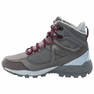 Водонепроницаемые кроссовки женские Jack Wolfskin Cascade Hike Xt Texapore Mid W pebble grey / pink