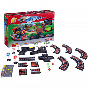 Железная дорога Bondibon  "Восточный экспресс" с одним паровозом и вагоном