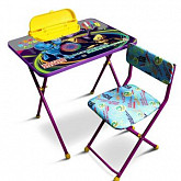 Комплект детской мебели Galaxy Роботы purple