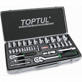 Набор головок 1/4, 1/2 5-32 мм 6 гр. 34пр. ProLINE Toptul (GCAD3402)