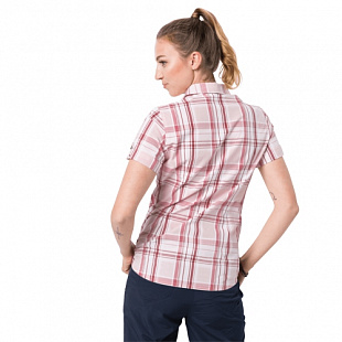 Рубашка женская Jack Wolfskin Maroni River Shirt W blush pink checks