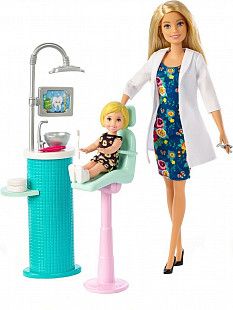 Кукла Barbie Любимая профессия Стоматолог DHB63 FXP16