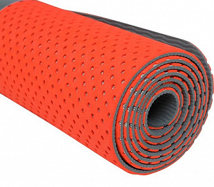 Гимнастический коврик для йоги, фитнеса Starfit FM-202 TPE red (173x61x0,5)