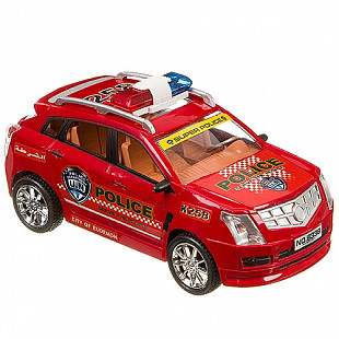 Инерционная машина YAKO police из серии "На земле, В небе, На море" M9536 red