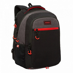 Городской рюкзак GRIZZLY RU-132-4 / 1 black/red