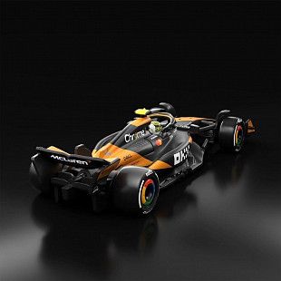 Машинка Hot Wheels Premium McLaren Formula 1 Team (#4) (HRV11 JBM11)