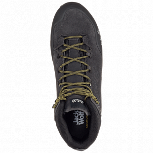 Ботинки мужские Jack Wolfskin Wilderness Xt Texapore Mid M phantom / burly yellow XT