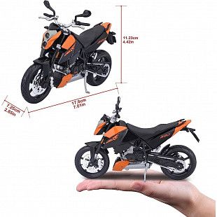 Мотоцикл Maisto 1:12 KTM 690 Duke 31101 (20-09265) orange