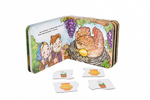 Книжка-игрушка Step Puzzle Любимые герои Курочка Ряба 93240