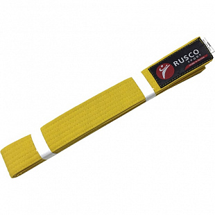 Пояс для единоборств Rusco 260 см Yellow