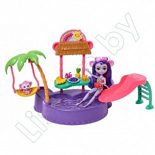 Игровой набор Enchantimals Тропический бассейн с обезьянками (HTW73)