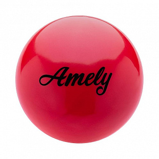 Мяч для художественной гимнастики Amely AGB-101 15 см red