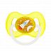 Пустышка Canpol babies Space Латексная Круглая 6-18 мес. (23/222_yel) yellow