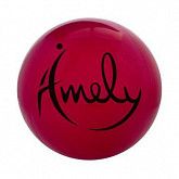 Мяч для художественной гимнастики Amely AGB-301 19 см burgundy