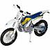 Сборная модель мотоцикла Maisto 1:12 Husqvarna FE 501 (39177) blue/yellow