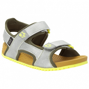 Сандалии детские Jack Wolfskin Outfresh Deluxe Sandal K silver / khaki