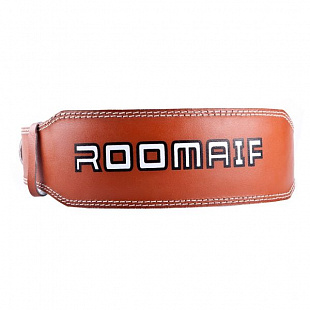 Пояс для поднятия тяжестей Roomaif RLB-103 brown 6" 