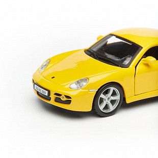 Коллекционная машина Bburago 1:32 Porsche Cayman S (18-43003) yellow