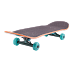 Скейтборд Tech Team Elite Blue Leaves 2020