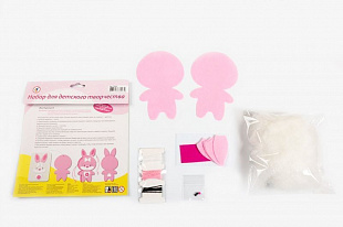 Игрушка из фетра своими руками Дрофа-Медиа Зайка DR-3368