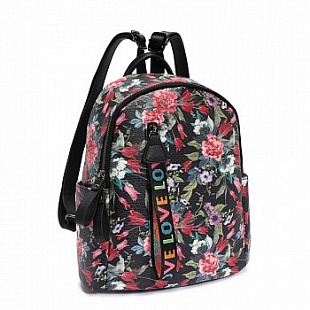 Городской рюкзак Ors Oro DS-9029 /5 flowers on black