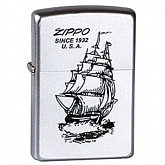 Зажигалка Zippo 205 Boat-Zippo Satin Chrome