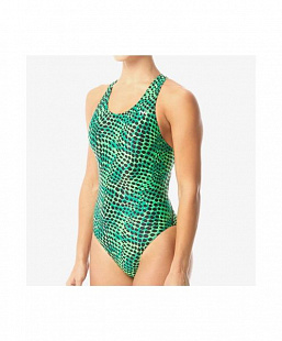 Купальник TYR Слитный Swarm Maxfit MSWA7A/310 Green