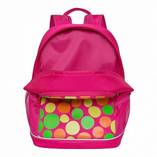 Рюкзак школьный GRIZZLY RG-063-5 /3 bright/pink