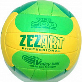 Мяч волейбольный Zez Sport 0070 Green/Yellow 4р.