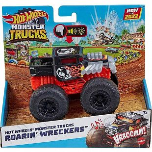 Машинка Hot Wheels Монстр трак Roarin' Wreckers Bone Shaker (HDX60 HDX61)