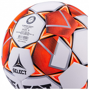 Мяч футбольный Select Target DB IMS 815217, №5, white/orange/grey