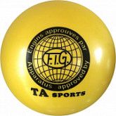 Мяч для художественной гимнастики 19 см Yellow RGB-101