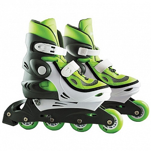 Роликовые коньки Novus AJIS-17.05 black/white/green